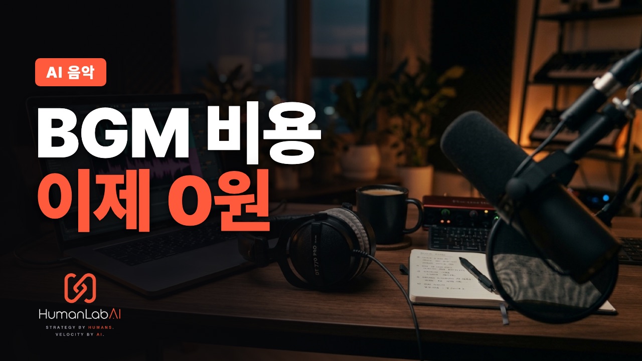 광고 BGM·내레이션, 음악 외주 없이 AI로 1시간 만에 끝내기